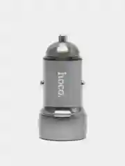 Серый металлик автомобильное зарядное устройство HOCO Z46A PD20W + QC3.0, быстрая зарядка
