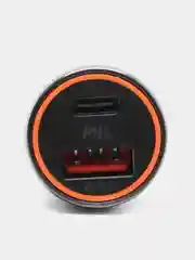 Серый металлик автомобильное зарядное устройство HOCO Z46A PD20W + QC3.0, быстрая зарядка