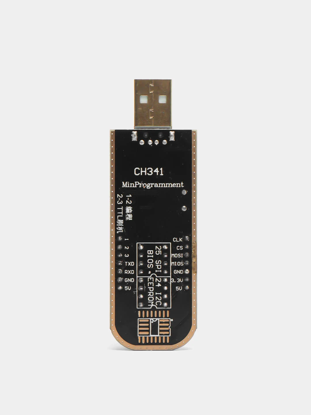 Программатор для компьютера CH341A EEPROM для FLASH микросхем, для ПК, arduino / для ремонта