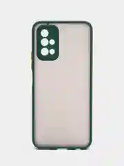 Лесной зеленый противоударный чехол с бортами Huawei Honor 30, 30s, Pro, P30, 9X