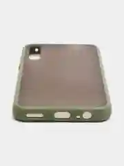 Зелёный хаки противоударный чехол с бортами Huawei Honor 30, 30s, Pro, P30, 9X