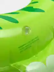 Зеленый надувной круг для плавания, детский "Динозаврик"