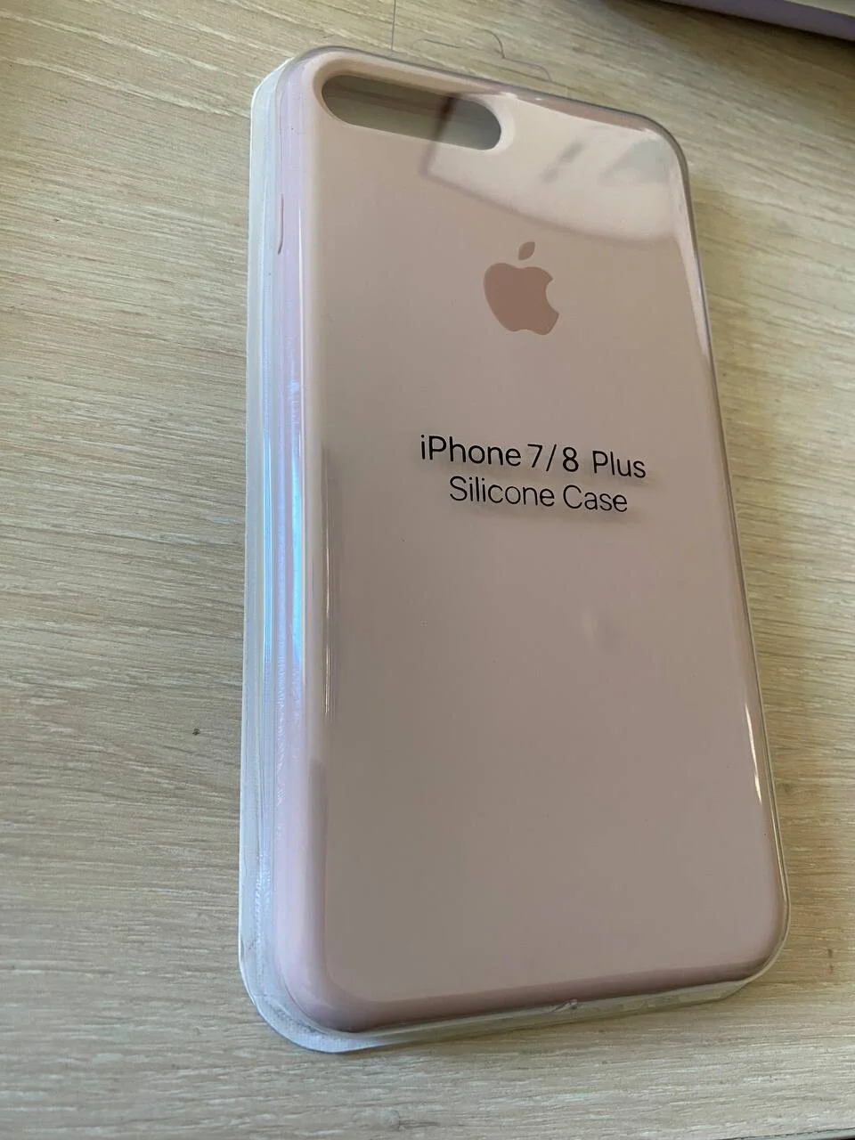 Коралловый меланж чехол Silicone Case для iPhone 7 Plus / iPhone 8 Plus