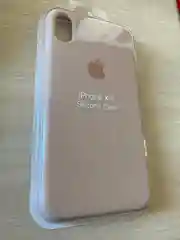 Коралловый меланж чехол Silicone Case для iPhone XR, с открытым низом