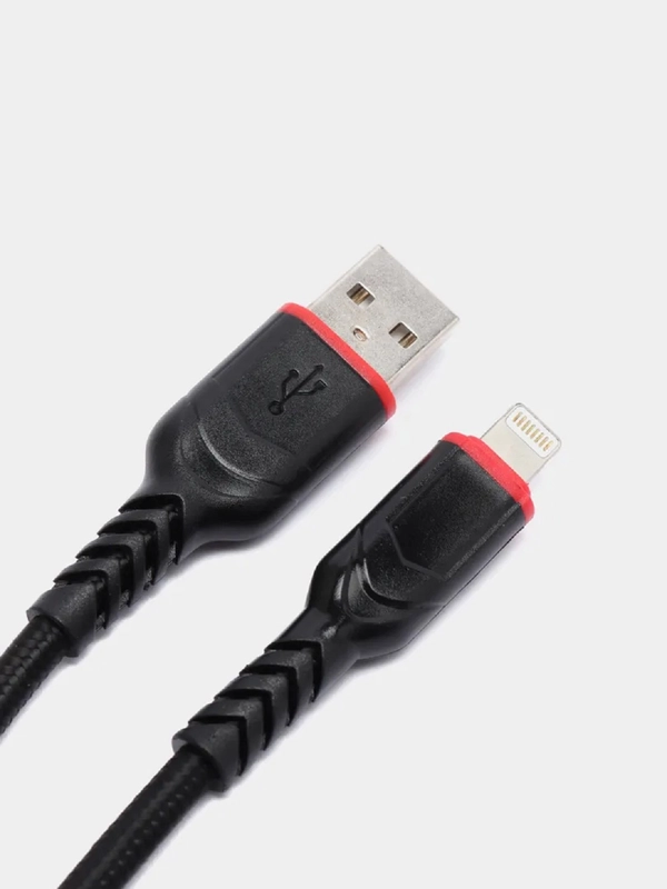 Кабель зарядный Hoco X59 на Type-C, Micro-USB, Lightning, антизагиб (для iPhone и Android)