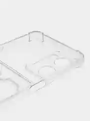 Прозрачный чехол кардхолдер для Oppo A57s 4G с защитой камеры