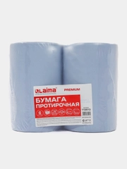 Бумага салфетки протирочная 130 м, Laima (W1) 2-слойные, 500 листов, 6 рулонов, 112513