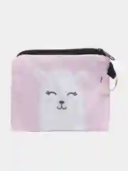 Розовый косметичка-кошелёк "Фламинго", 9 х 11 см