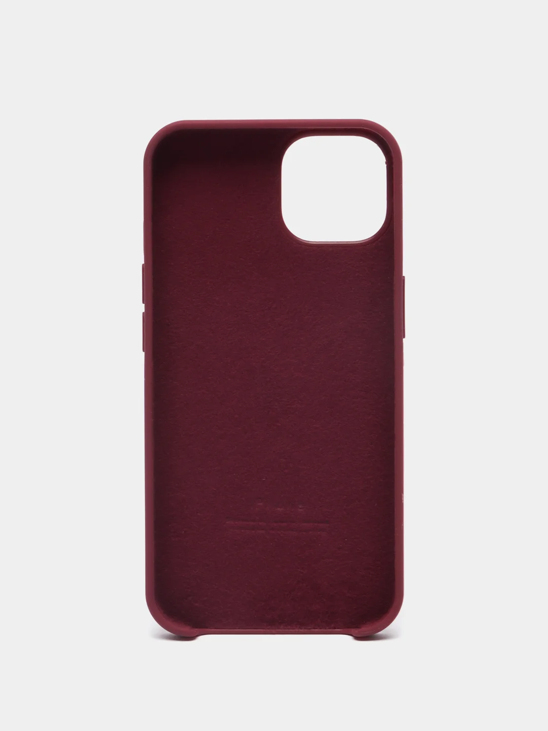 Тёмно-бордовый чехол Silicone Case для iPhone 13 / 13 Pro / 13 Pro Max с открытым низом