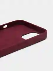 Тёмно-бордовый чехол Silicone Case для iPhone 13 / 13 Pro / 13 Pro Max с открытым низом