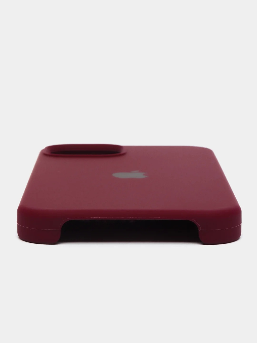 Тёмно-бордовый чехол Silicone Case для iPhone 13 / 13 Pro / 13 Pro Max с открытым низом