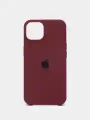 Тёмно-бордовый чехол Silicone Case для iPhone 13 / 13 Pro / 13 Pro Max с открытым низом