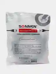 Кабель (патчкорд) Utp 5E, Rj-45, шнур 5 м, Sonnen, для подключения Интернета, 513124