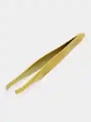 Пинцет для бровей скошенный, золотой, EVABOND