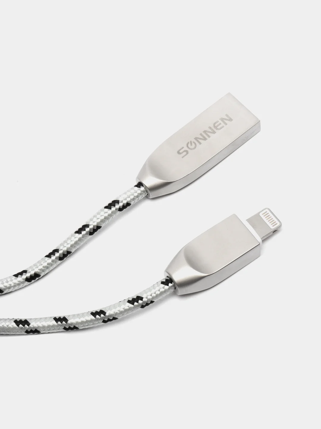Кабель Usb 2.0-Lightning, провод для зарядки 1 м, Sonnen медь, для iPhone/iPad, 513126