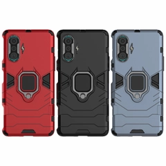 Чехол противоударный с кольцом-держателем на Xiaomi Poco F3 GT (Сяоми Поко Ф3 ГТ)
