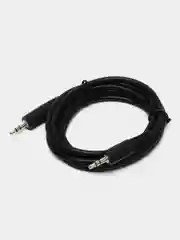 Кабель Jack 3.5 mm M-M, шнур 1,5 м, Sonnen, для передачи стерео-аудио, черный, 513119