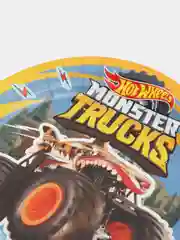 Тарелки одноразовые бумажные (картонная посуда) 18 см, 6 штук Hot Wheels Priority, 608352