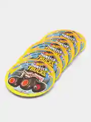 Тарелки одноразовые бумажные (картонная посуда) 18 см, 6 штук Hot Wheels Priority, 608352
