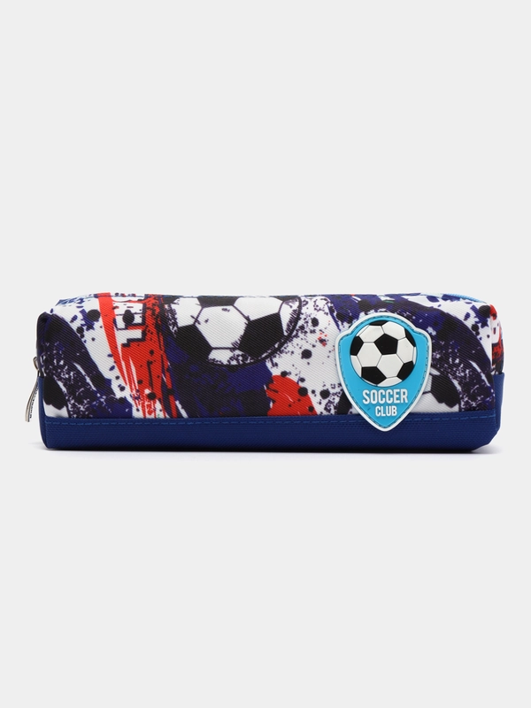 Пенал школьный для ручек, карандашей Юнландия, 1 отделение, Football, 270270