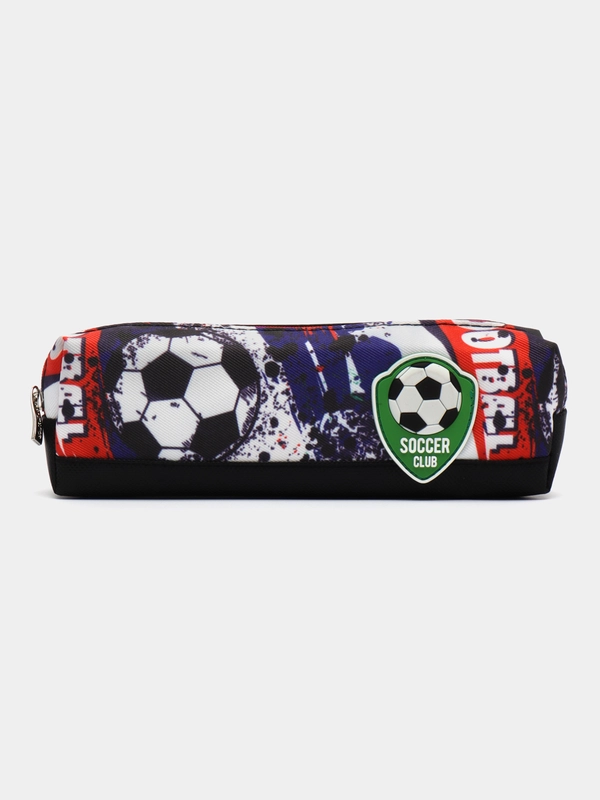 Пенал школьный для ручек, карандашей Юнландия, 1 отделение, Football, 270269