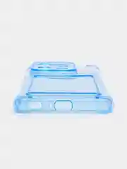 Голубой чехол для Xiaomi 13 Pro, Сяоми 13 Про прозрачный, с карманом для карты