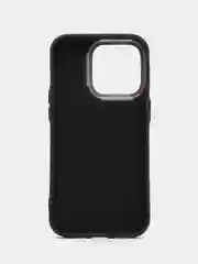 Пурпурный чехол iPhone 14 Pro, 14 Pro Max плотный, с рисунком и мягким подкладом