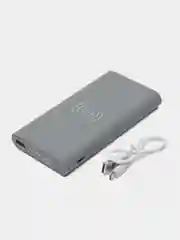 Серый беспроводной Power Bank  10000 мАч