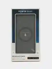 Серый беспроводной Power Bank  10000 мАч