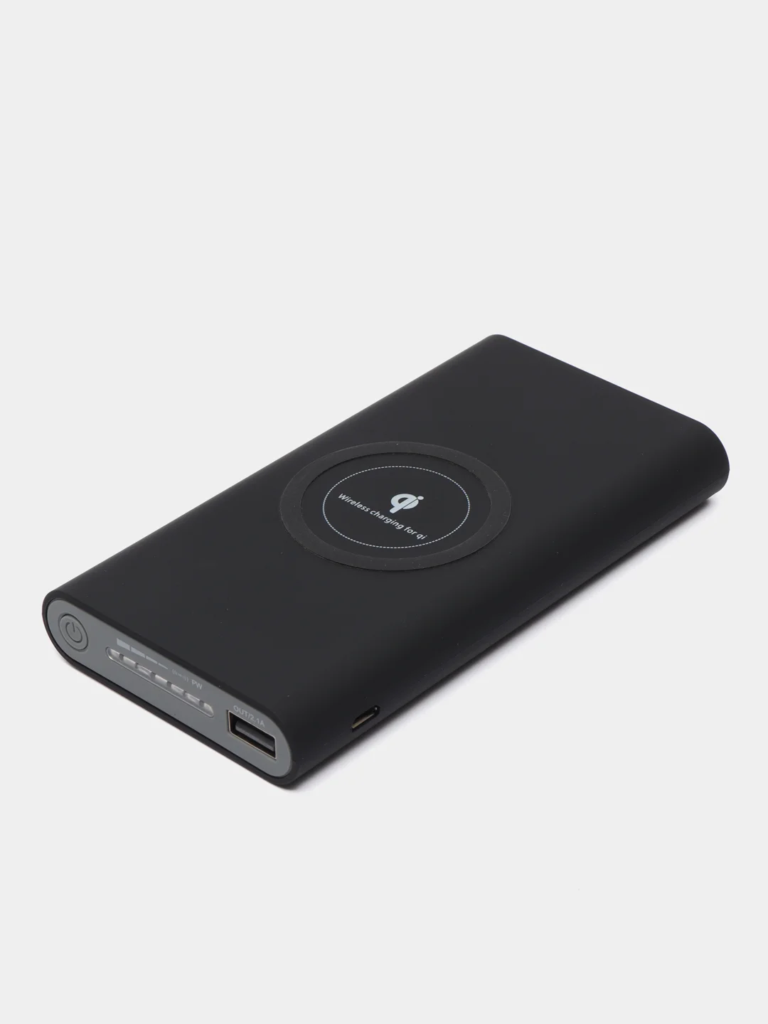 Черный беспроводной Power Bank 10000 мАч