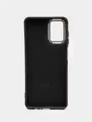 Пурпурный чехол Samsung Galaxy A12 / M12, Самсунг А12 / М12 плотный, с рисунком и мягким подкладом