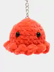 Коралловый брелок вязаный "Лягушка", "Уточка", "Медуза"