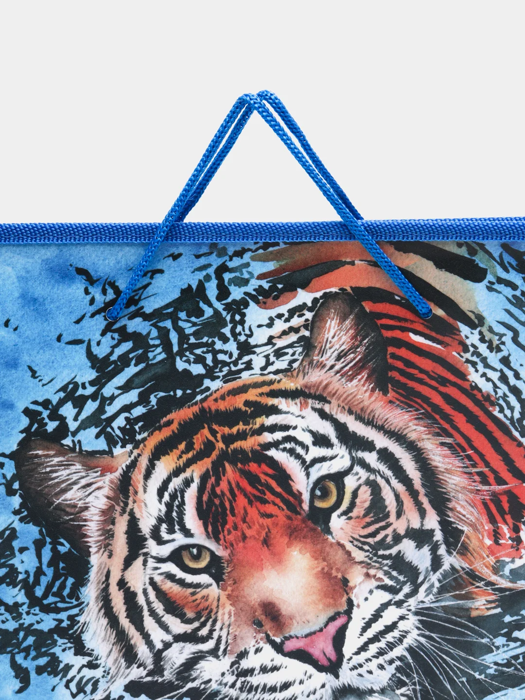 Папка-сумка портфель для документов на молнии с ручками Пифагор А4, Wild cat, 270864