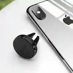 Держатель телефона автомобильный магнитный в машину круглый Borofone BH8