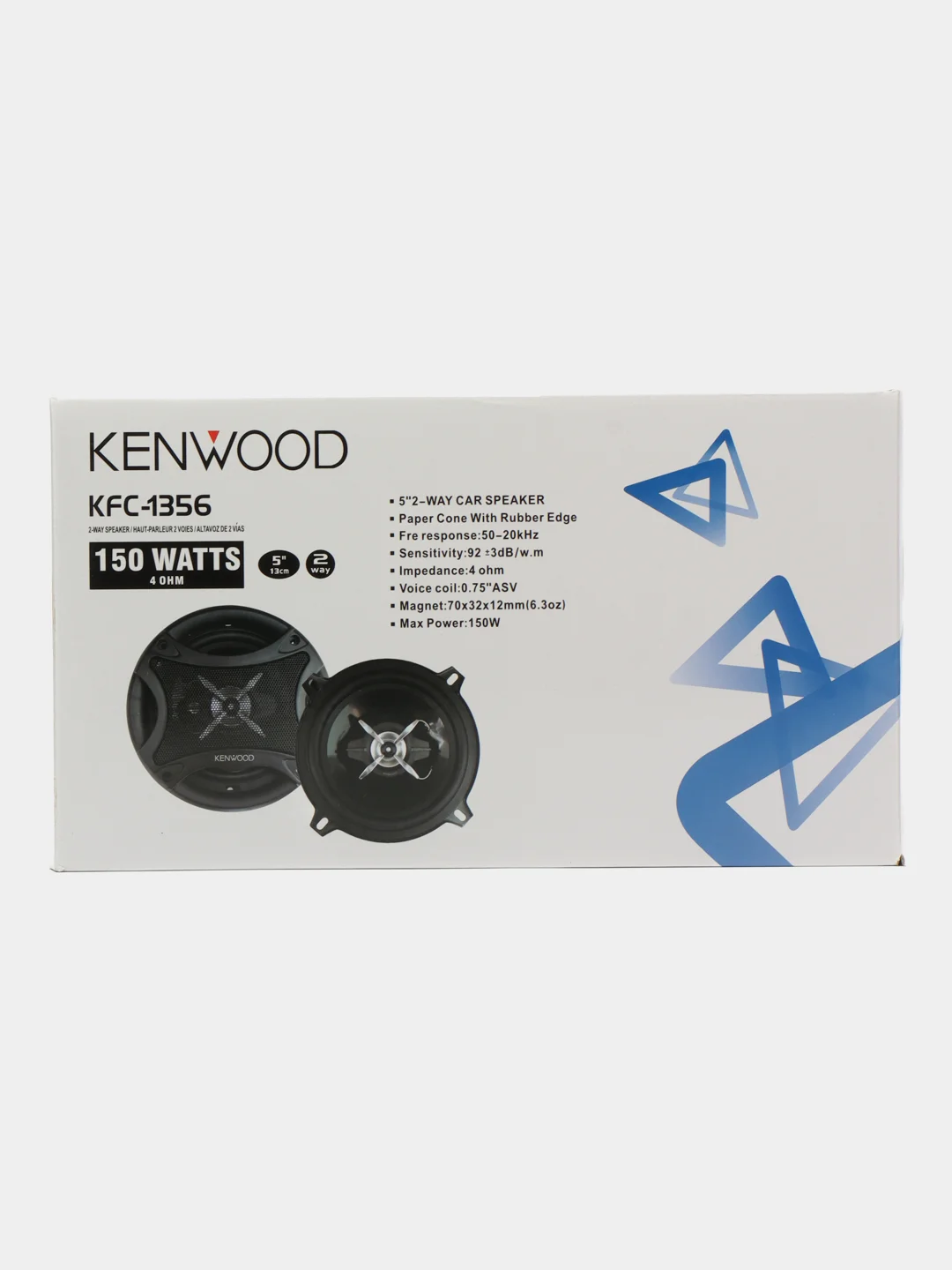 Колонки автомобильные, 2-полосные, Kenwood KFC-1356