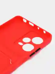 Красный силиконовый чехол для Xiaomi Redmi Note 12 Pro 5G (Сяоми Рэдми Нот 12 Про)
