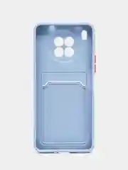 Синий меланж силиконовый чехол для Honor 50 lite, Nova 8i, X20, Хонор 50 Лайт, Нова 8ай, Икс20