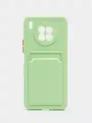 Зеленый силиконовый чехол для Honor 50 lite, Nova 8i, X20, Хонор 50 Лайт, Нова 8ай, Икс20