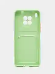 Зеленый силиконовый чехол для Honor 50 lite, Nova 8i, X20, Хонор 50 Лайт, Нова 8ай, Икс20