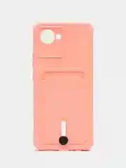 Пудровый силиконовы чехол для Realme C30 / C30S / 50i PRIME (Реалми С30 / 50И Прайм) прозрачный
