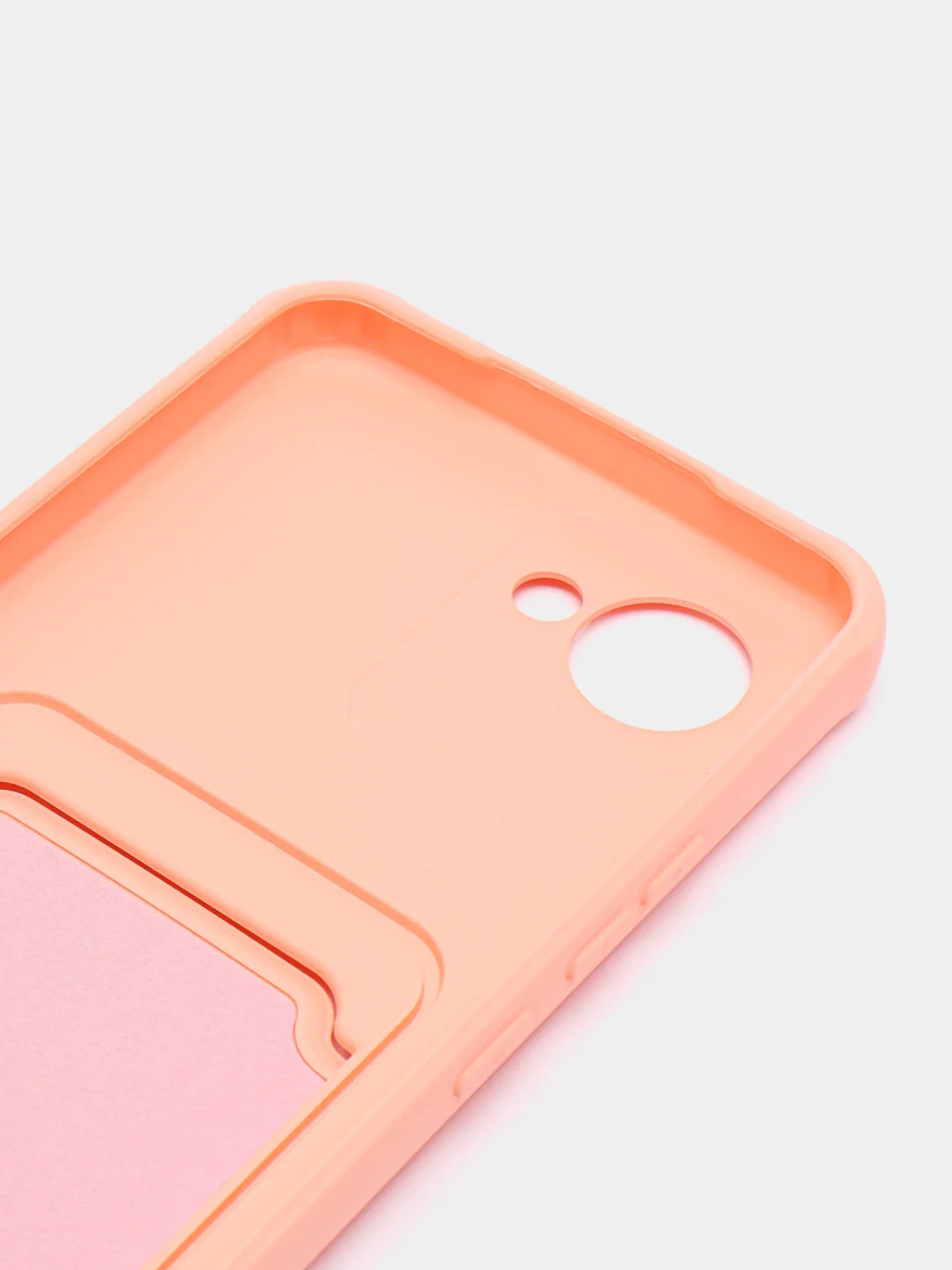 Пудровый силиконовы чехол для Realme C30 / C30S / 50i PRIME (Реалми С30 / 50И Прайм) прозрачный