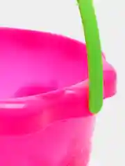 Алый детское кружевное ведро / пляжное / для песочницы / 1,6 л