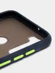 Синий противоударный чехол с бортами Xiaomi Redmi Note 8, 9, 9S, 10X, 8A, Poco F3 Pro