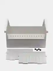 Картотека пластиковая А5 (210х148 мм) горизонтальная на 1000 карт, серая, Han, 231556