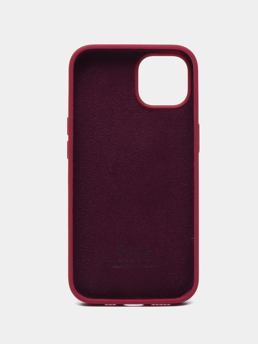 Бордовый чехол для iPhone 13