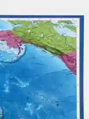 Карта мира политическая настенная, на стену 101х70 см, 1:32М интерактивная Brauberg 112381