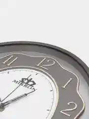 Серый меланж часы настенные Mirron