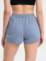 Синий шорты женские спортивные, короткие