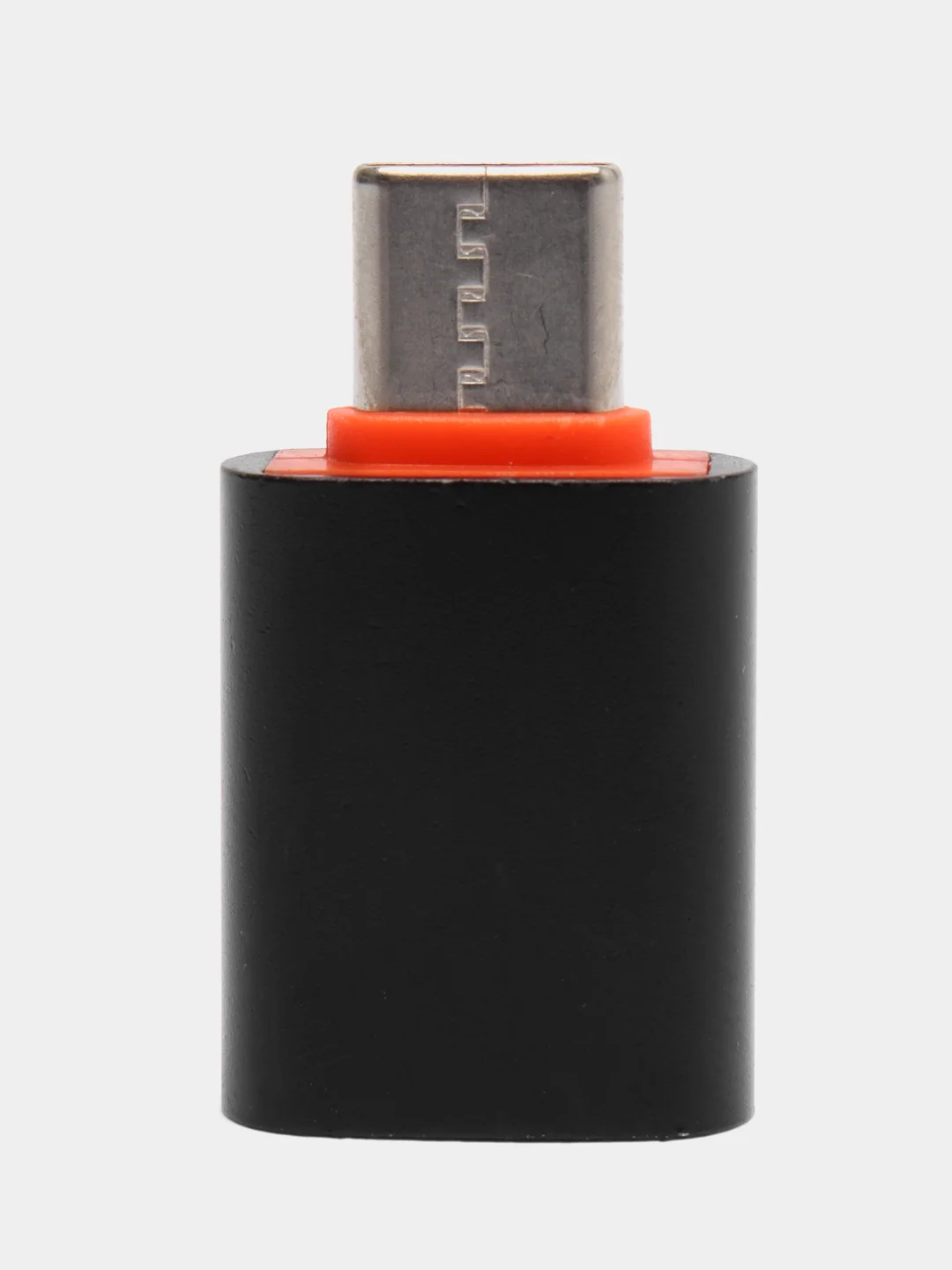Черный адаптер-переходник с USB 3.0 отг на Type-C для мобильных устройств, планшетов, компьютеров