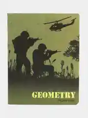 Тетрадь общая для школы предметная Military 48 листов, Геометрия, клетка Brauberg, 404007